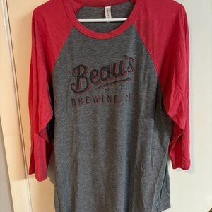 Beaus Brewing Co. 3/4 sleeve Size L